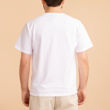 S/S Heavy Crew Tee White