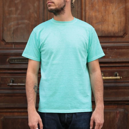 Short Sleeve Crew T-Shirt in Pastel Mint