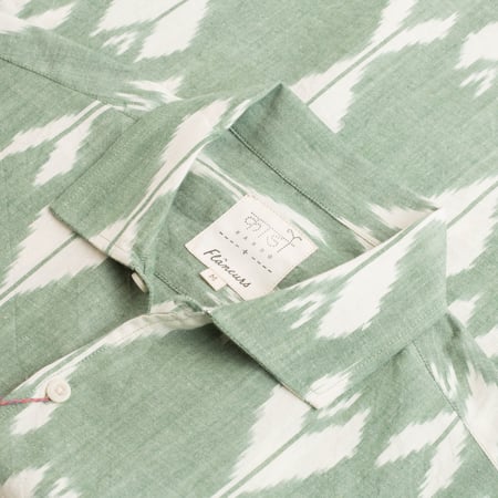 Image_Flâneurs-KARDO x FLÂNEURS / S/S Shirt Ikat détail-col