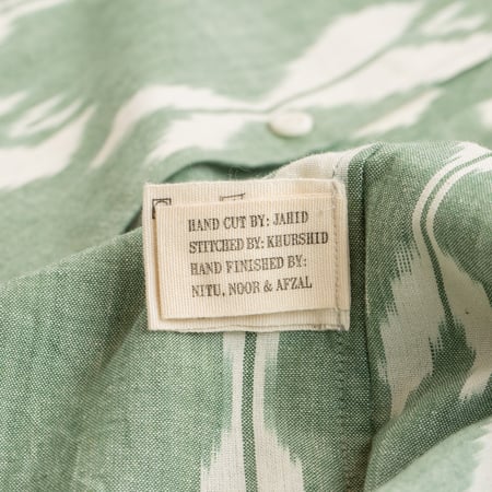 Image_Flâneurs-KARDO x FLÂNEURS / S/S Shirt Ikat détail-étiquette