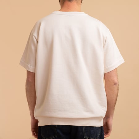 Short Sleeve Terry Shirt in Natural Color