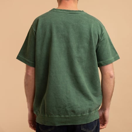 Short Sleeve Terry Shirt - Dark Green