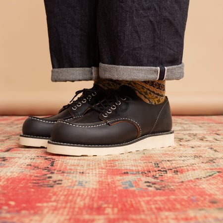 8090 Shop Moc Toe Oxford Black Prairie