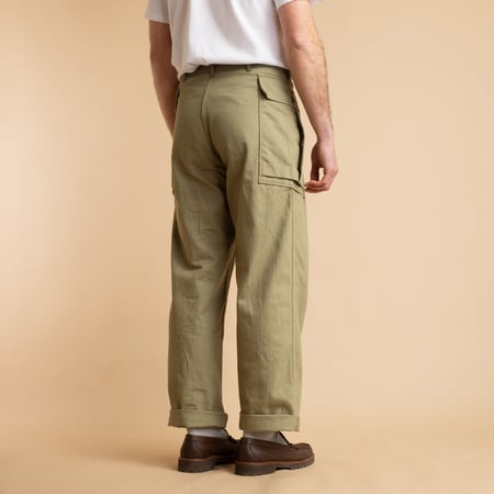 Lot. 1098 U.S Army Herringbone Pants OD Green