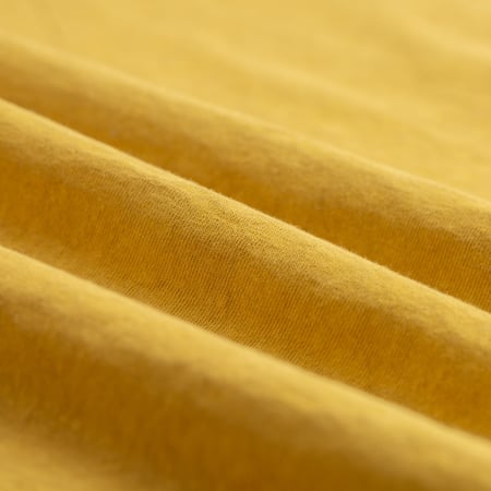 Short Sleeve Henley Tee - Banana
