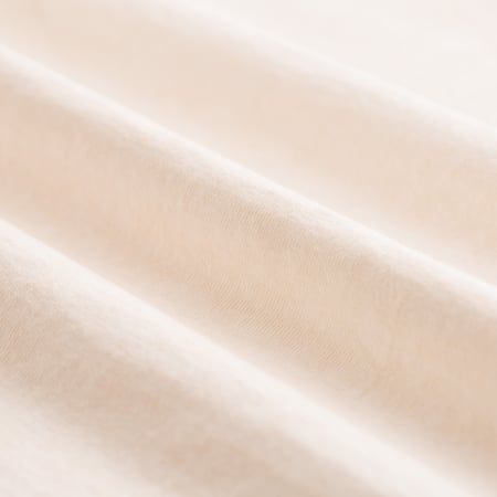 Short Sleeve Henley Tee in Natural Color