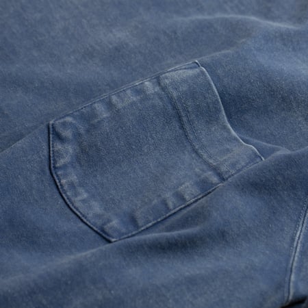 L/S Heavy Raglan Pocket Tee VD-Navy