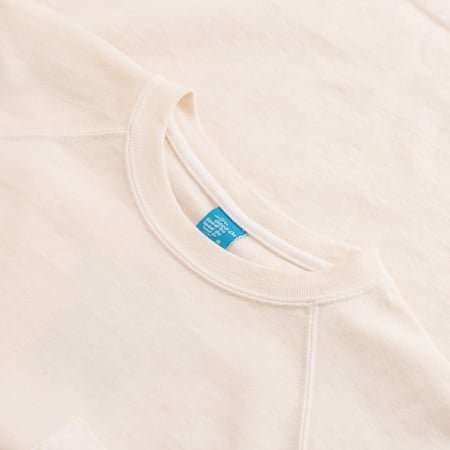 S/S Heavy Raglan Pocket Tee P-Natural