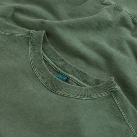 Short Sleeve Terry Shirt - Dark Green