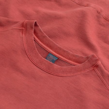 Short Sleeve Terry Shirt in Faded Red