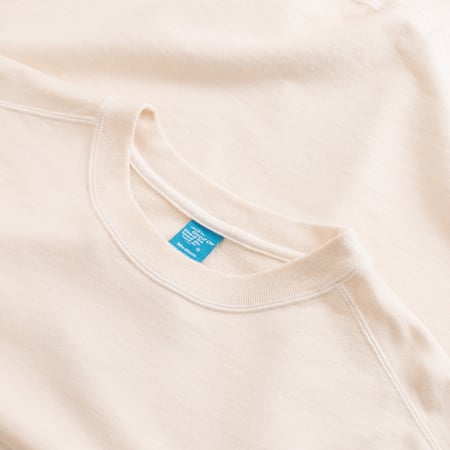 Short Sleeve Terry Shirt in Natural Color
