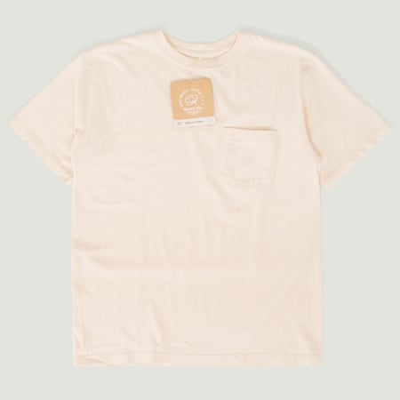 Short Sleeve Pocket T-Shirt Organic Natural