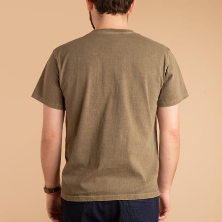 Short Sleeve Crew T-Shirt in Army Green