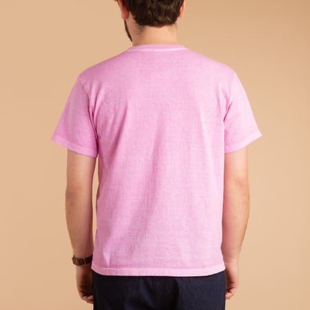 Short Sleeve Crew T-Shirt in Pastel Pink