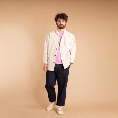 Short Sleeve Crew T-Shirt in Pastel Pink
