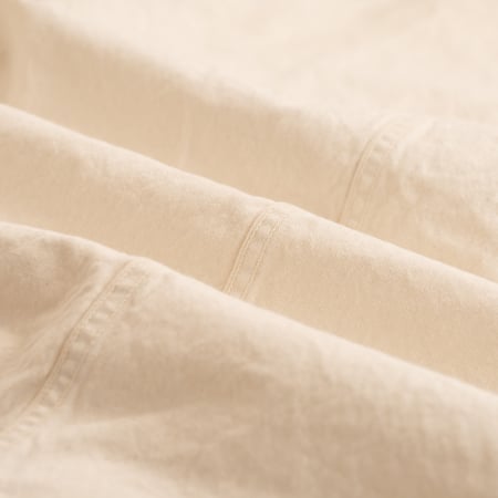 SEUVAS / 8oz Canvas Wing Collar Shirt Jacket Natural