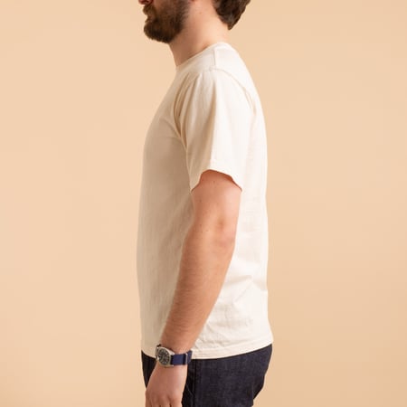 Short Sleeve Crew T-Shirt Organic Natural