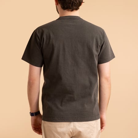 "SURE MFG" 7.5oz Pocket Short Sleeve Tee Black