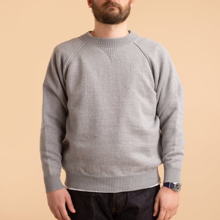 Sweatshirt Mixte Gris Chiné