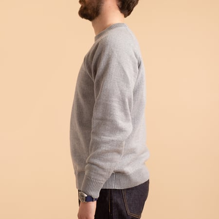 Sweatshirt Mixte Gris Chiné