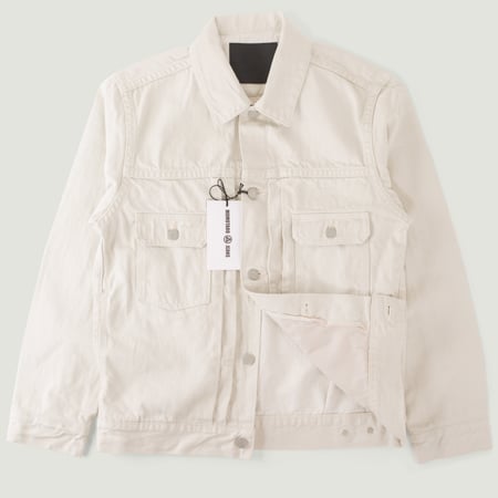 13oz Ivory Denim Jacket