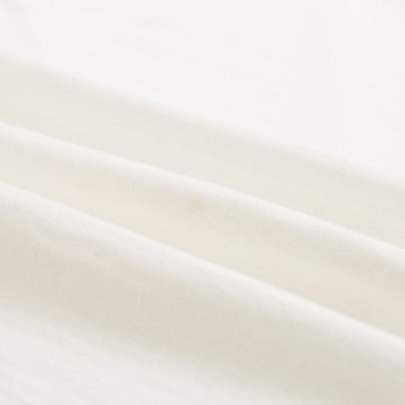 Lot 5907 Long Sleeve Henley Neck T-Shirt Off White