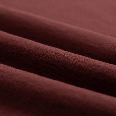 Heavyweight Short Sleeve Tee in Bordeaux