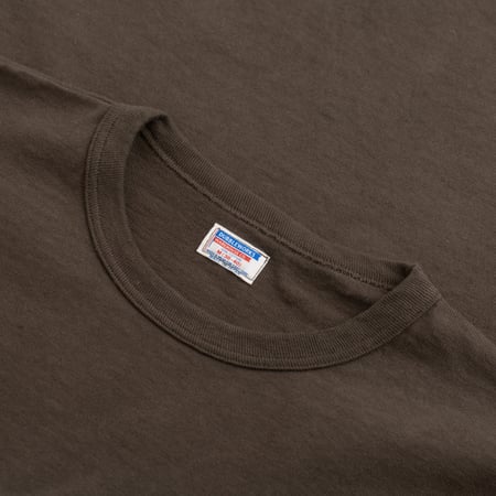 Heavyweight Short Sleeve Tee in Charcoal Black