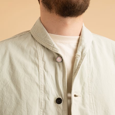 10oz Canvas Shawl Collar Jacket Matcha