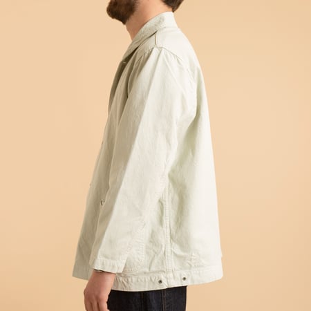 10oz Canvas Shawl Collar Jacket Matcha