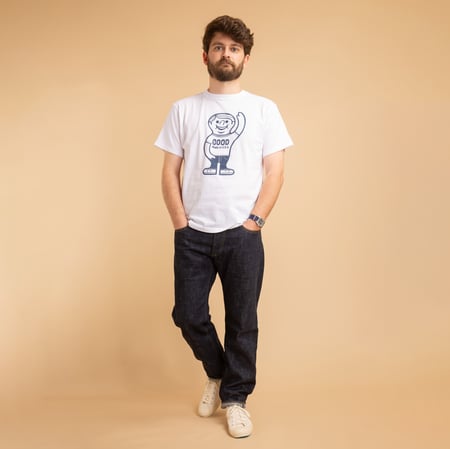 Good On Boy Tee W-White