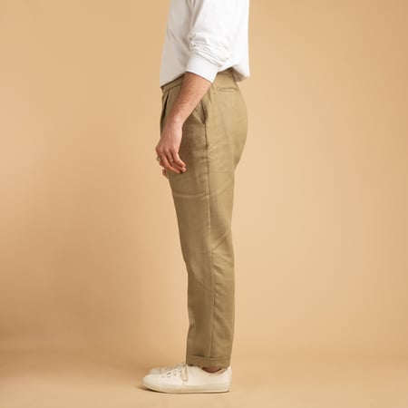 T007 Internal Drawstring Trouser Dusty Olive