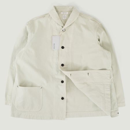 10oz Canvas Shawl Collar Jacket Matcha