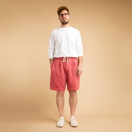 Light Terry Shorts P-F.Red