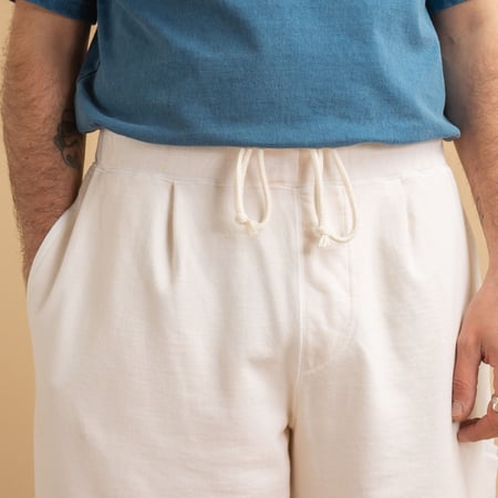 Light Terry Shorts in Natural Color