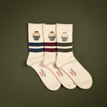 Lot 5234 Pile Socks Bordeaux Line