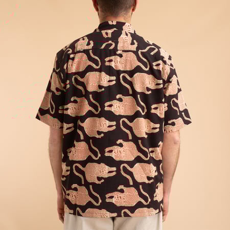 KARDO x FLANEURS / S/S Shirt BP69 Black/Red