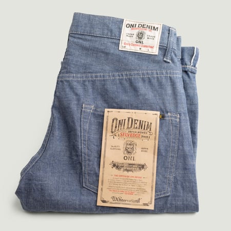 022-SVCH 8.5oz Selvage Chambray Relax Straight