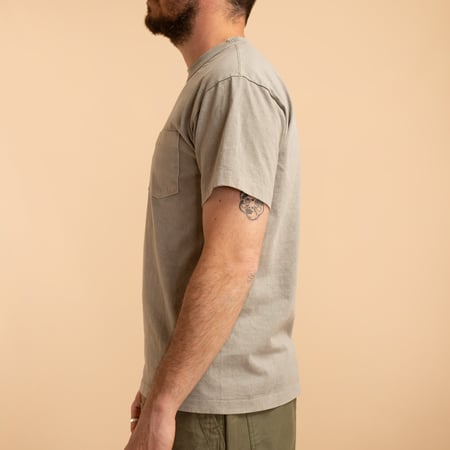 "SURE MFG" 7.5oz Pocket S/S Tee Burnwood