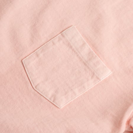 Short Sleeve Pocket Tee Pigment Dye Pink