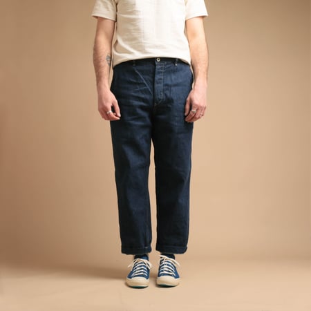 F0511 WWII Denim Deck Pants