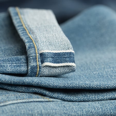 121S "Ishikawadai Stretch" 15oz Relaxed Tapered Used Bleach