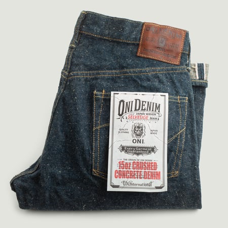 622-CCD 15oz Crushed Concrete Denim Relaxed Tapered