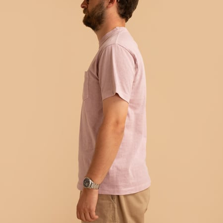 "SURE MFG" 7.5oz Pocket S/S Tee Lilac