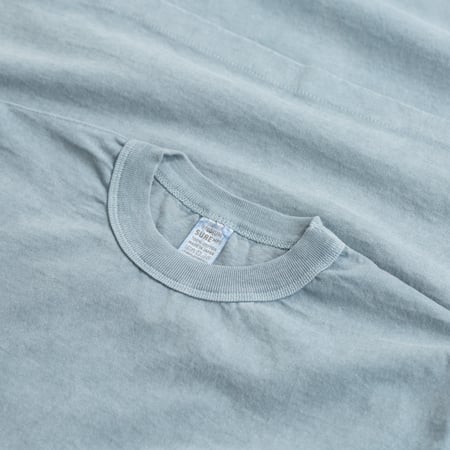 "SURE MFG" 7.5 oz Pocket Long Sleeve Tee Indigo Zombies