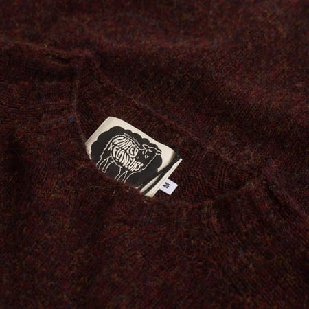 HARLEY OF SCOTLAND X FLÂNEURS / Shaggy Crew Neck Pheasant