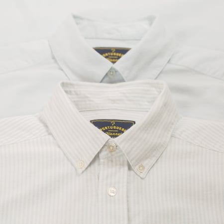 Brushed Oxford Stripe Light Blue