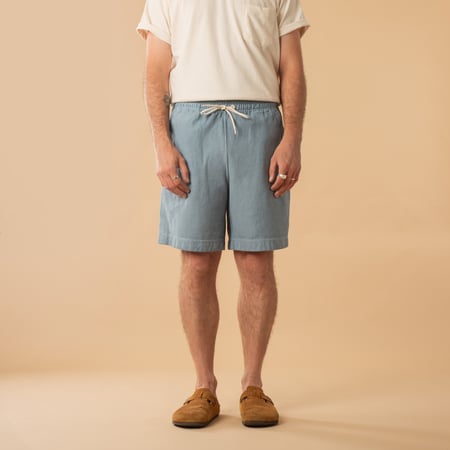 Super Tuck Shorts Long Indigo Zombies