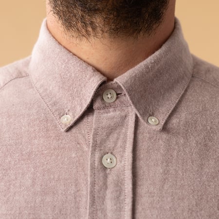 Brushed Oxford Burgundy