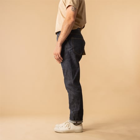 0605-40 Natural Tapered 14,7oz Legacy Blue Denim